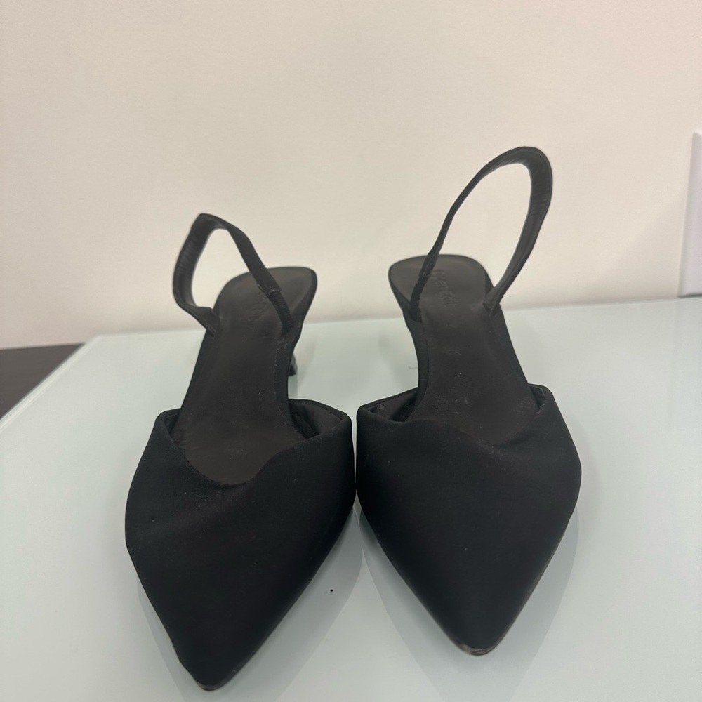 Open Edit Cammie Kitten Heel Slingback Pump